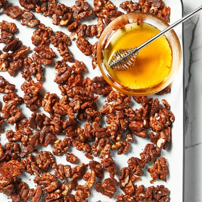 Honey Paprika Walnuts