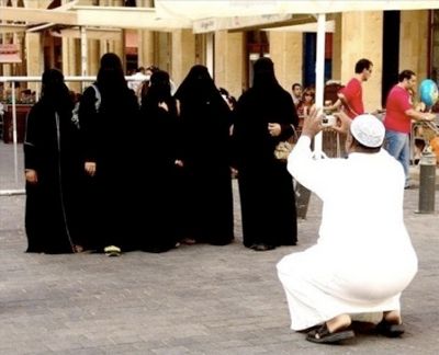 Muslim Women Smiling for the Camera