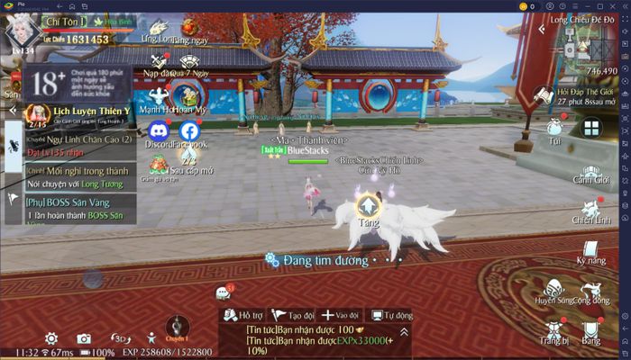Hướng dẫn cơ bản cho người mới tham gia Thanh Vân Quan 4D trên máy tính thông qua BlueStacks