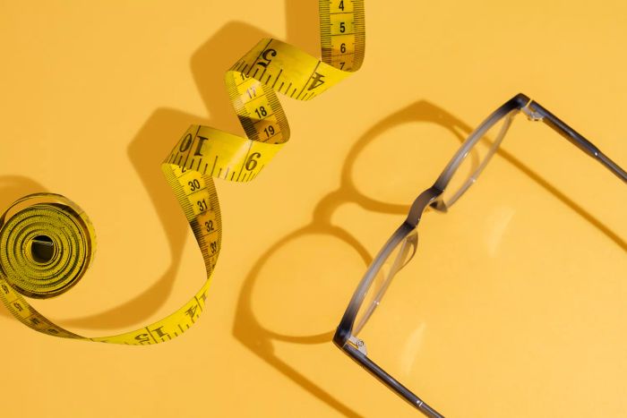 measuring tape for glasses