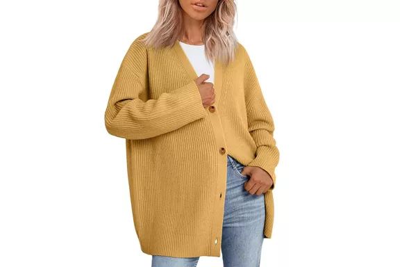 Amazon Lillusory Women Oversized Cardigan