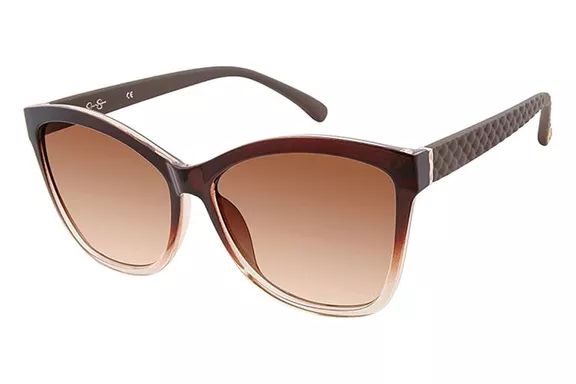 Amazon Jessica Simpson Women's J5823 Quilted Rectangular Sunglasses
