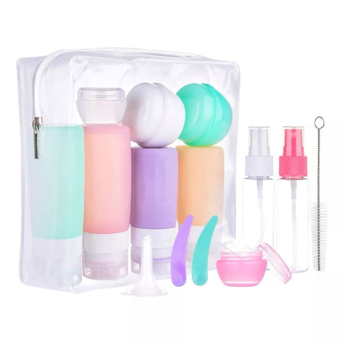 Morfone 16 Pack Travel Bottles Set for Toiletries