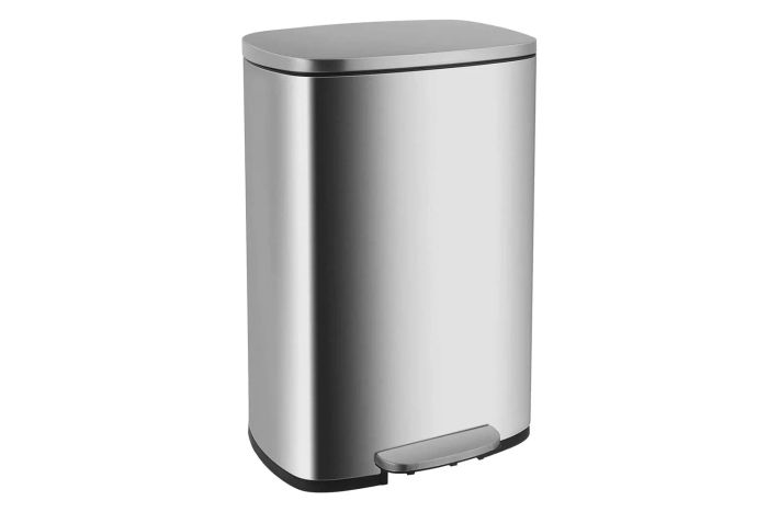 13 Gallon/50 L Garbage Can Kitchen Trash Can with Lid for Office