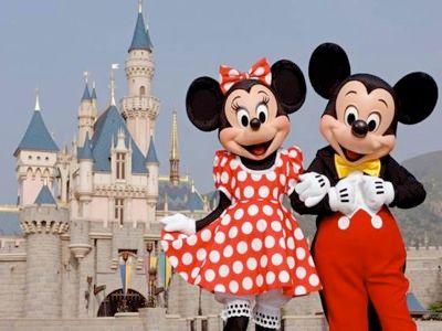 Mickey, Minnie, Disneyland, Small