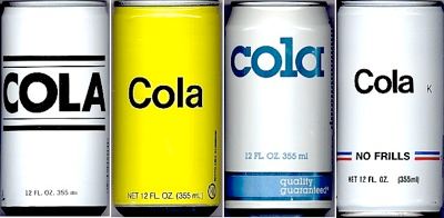 Generic Cola Cans 1980S