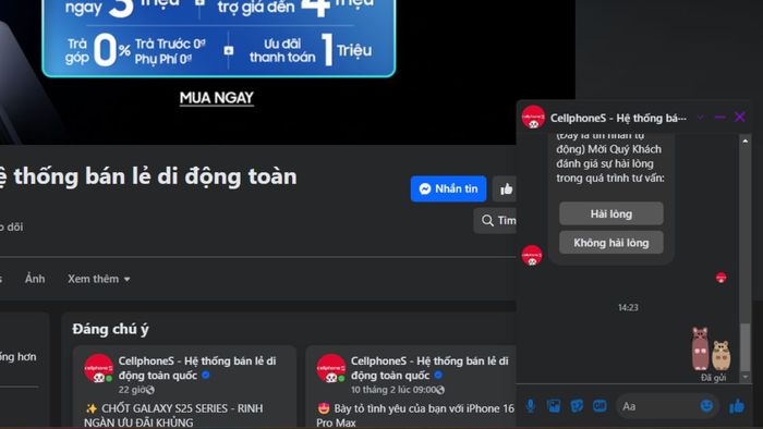 Hướng dẫn sử dụng sticker trên Messenger - bước 2 và 3