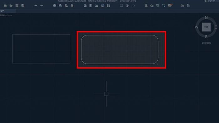 vẽ hình chữ nhật autocad