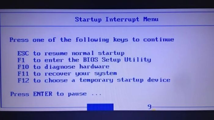 Hướng dẫn cách vào BIOS và boot Lenovo - bước 3