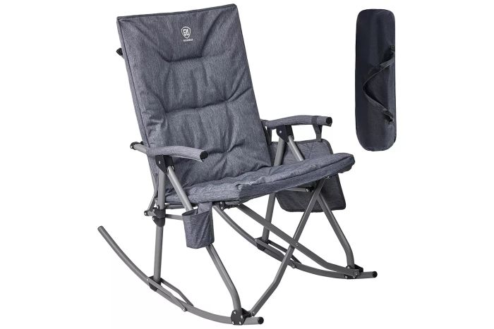 Amazon EVER ADVANCED Oversized Folding Rocking Camping Chair