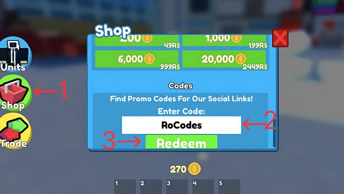 Cách nhập code Old Toilet Tower Defense
