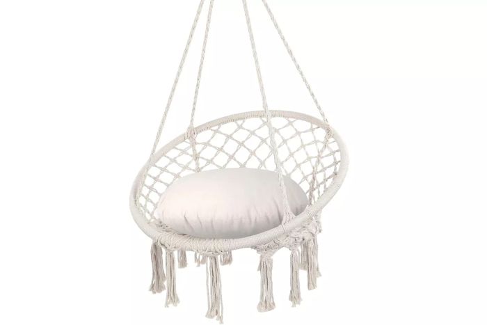 Y Stop Hammock Macrame Swing Chair