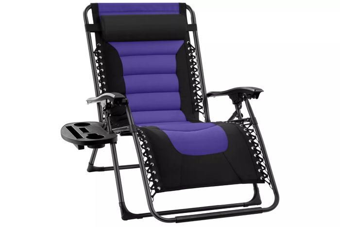 Best Choice Products Zero Gravity Chair with Padded Cushion from Amazon