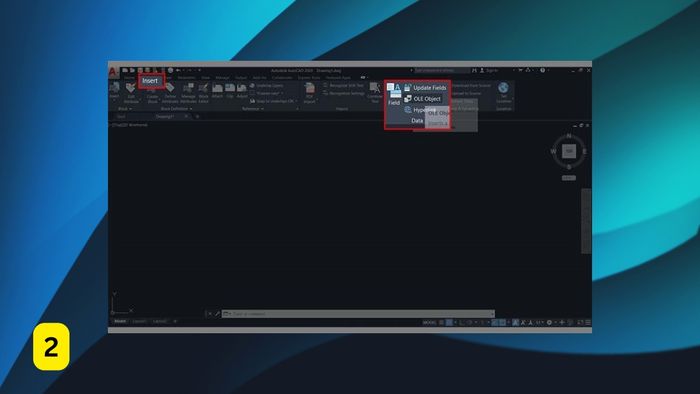 thêm hình ảnh vào cad