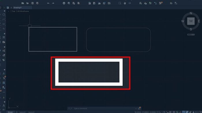 lệnh vẽ hình chữ nhật trong autocad