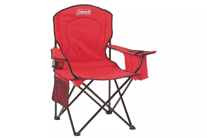 Amazon Coleman Portable Camping Chair with 4-Can Cooler