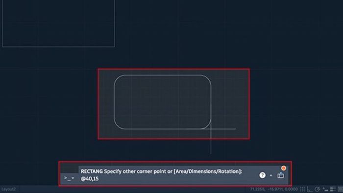 lệnh vẽ hình chữ nhật trong autocad
