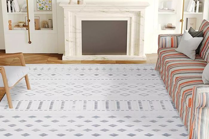 Belffin Moroccan-style washable rugs designed for living rooms