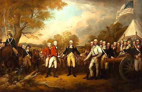 General Burgoyne's surrender marked a pivotal moment in the American Revolution.