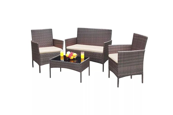 Greesum Four-Piece Conversation Set