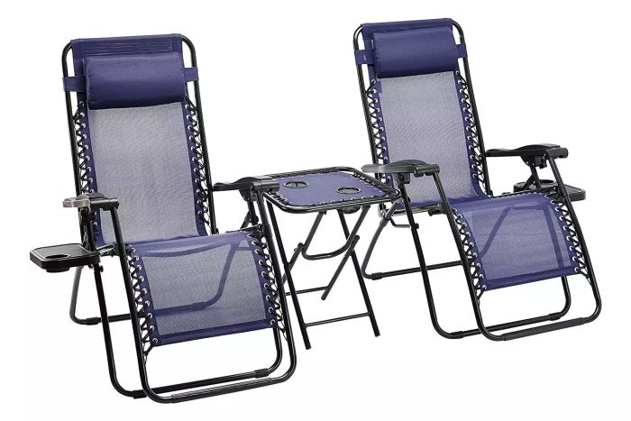 Amazon Basics Textilene Outdoor Zero Gravity Chairs