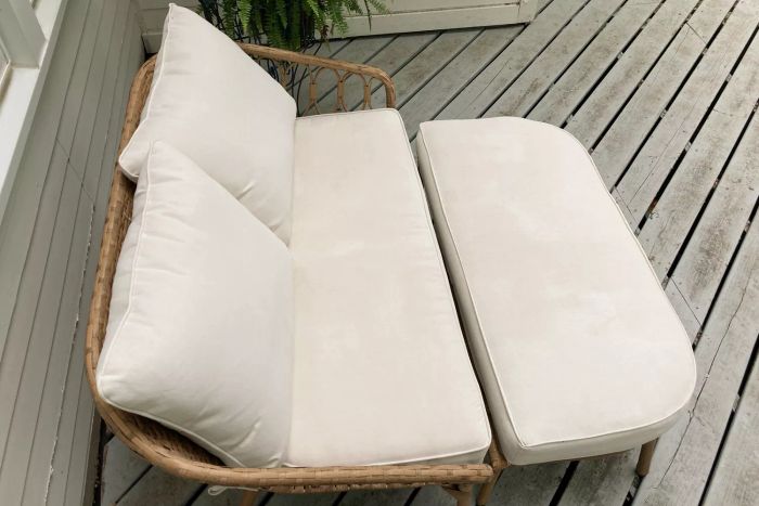 Better Homes & Gardens Willow Sage All-Weather Wicker Outdoor Loveseat & Ottoman Set