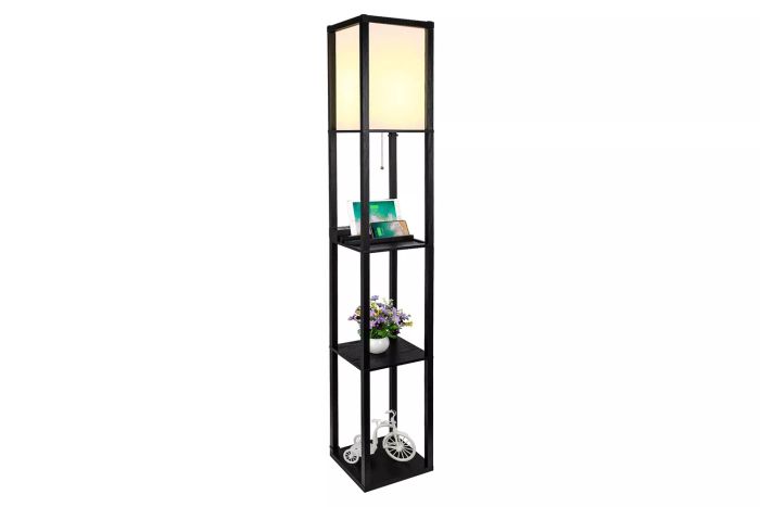 SHINE HAI 3-in-1 Shelf Floor Lamp