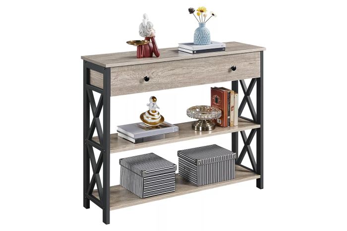 Yaheetech Console Table with Drawer