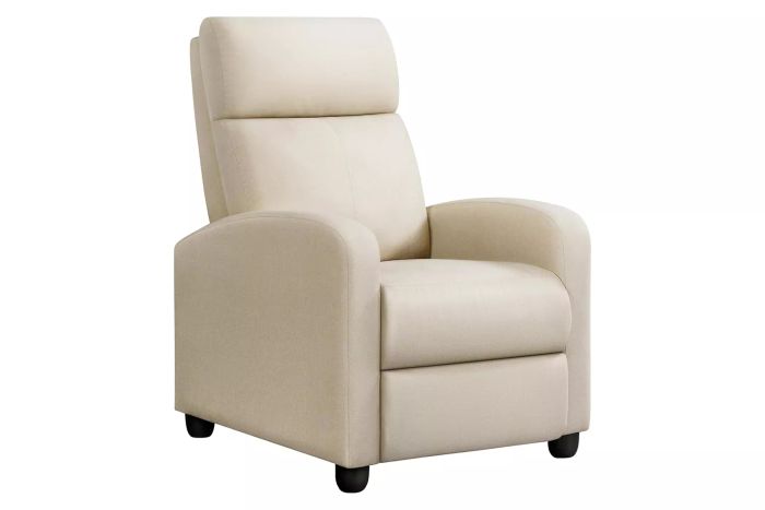 Yaheetech Modern Fabric Recliner Sofa