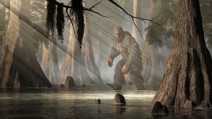This Bigfoot-like creature, known as the Honey Island Swamp Monster, is said to inhabit the murky bayous of Louisiana.
