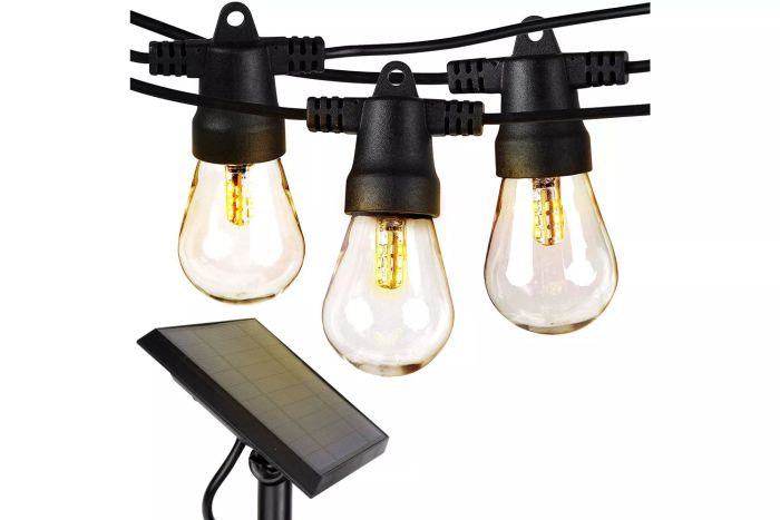 Brightech Ambience Pro Solar Powered Outdoor String Lights are perfect for creating a warm and inviting atmosphere in your yard or patio.
