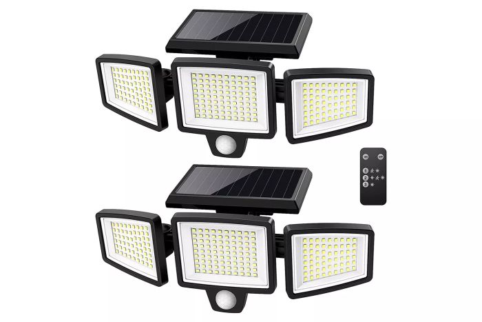 Tuffenough Solar Outdoor Lights feature 2500LM brightness with 210 LED lights, offering reliable security lighting for your outdoor spaces.