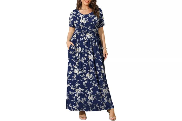 BISHUIGE Plus-Size Maxi Dress