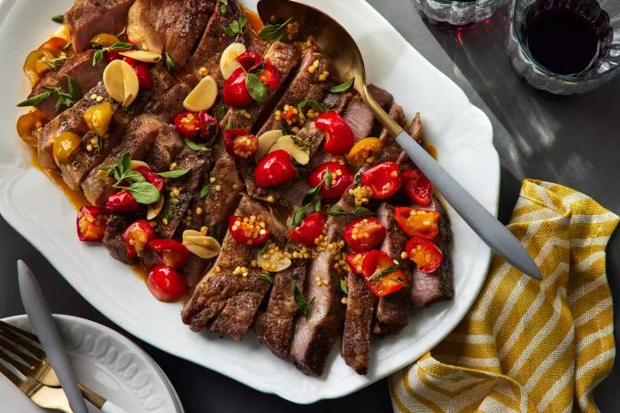 Pork Shoulder Chops with Pickled Peppers