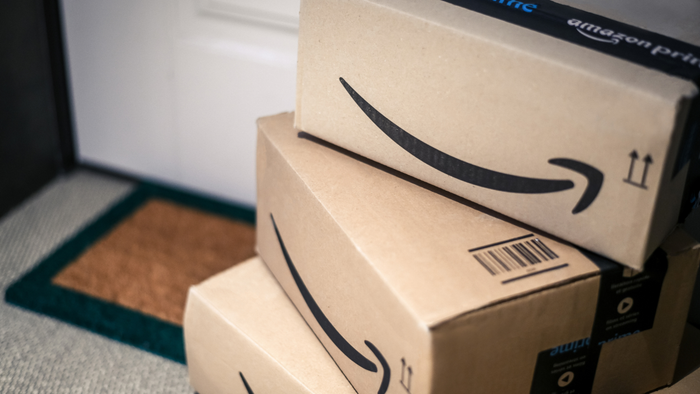 Amazon-branded packages delivered right to your doorstep.