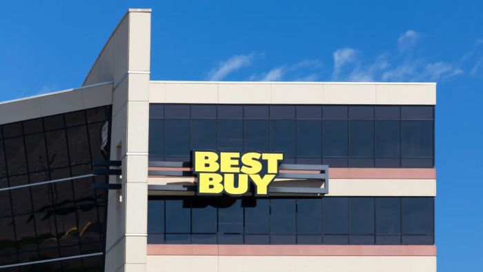 RICHFIELD, MN/USA - JUNE 21, 2014: The corporate headquarters of Best Buy, a leading American multinational specializing in consumer electronics.