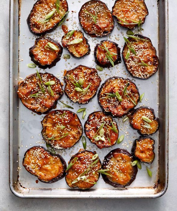 Miso Eggplant With Sesame Seeds