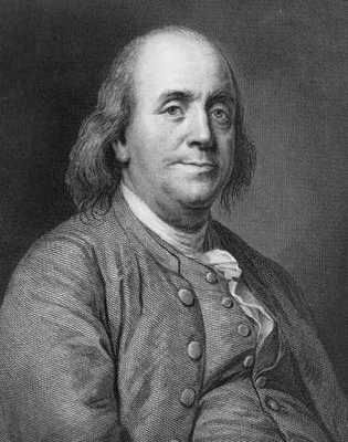 Benjamin Franklin Engraving