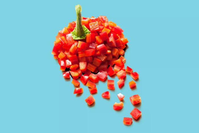 Diced Red Bell Pepper