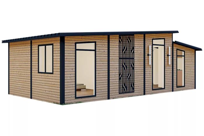 A 32m2 Modular Wooden Tiny Home