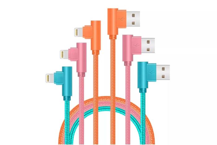 Amazon Exeric Nylon Braided iPhone Charge Cable