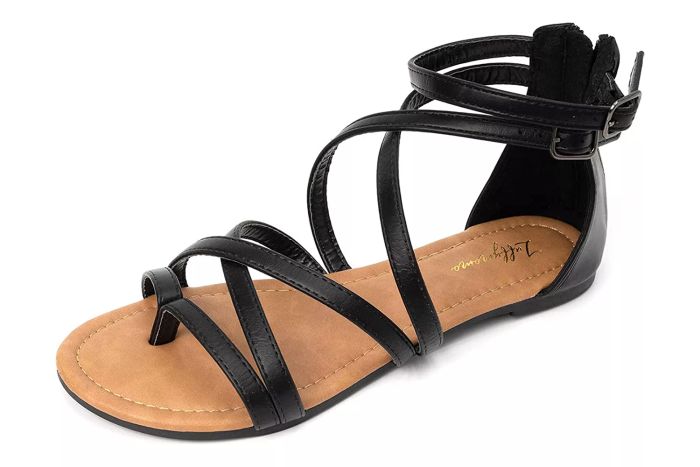 Luffymomo Women's Gladiator Strap Sandals on Amazon