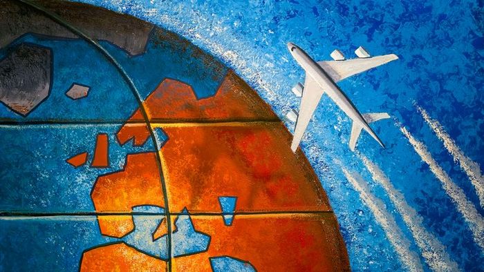 Illustration of an airplane