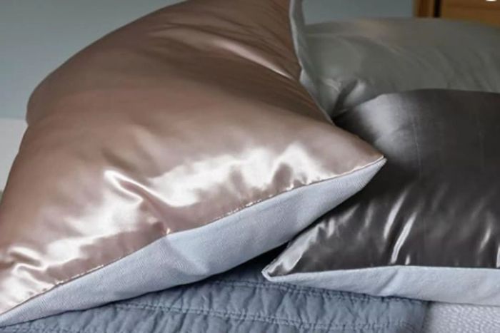 DryZzz Pink Satin Towel Pillowcase