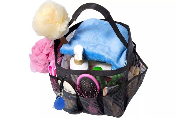 Attmu Mesh Shower Caddy is perfect for those who need an organized way to store their toiletries while on the go.