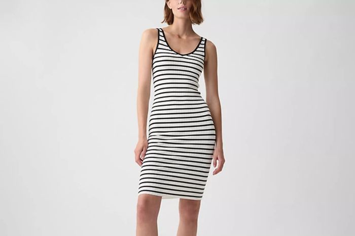 Gap Rib Midi Tank Dress