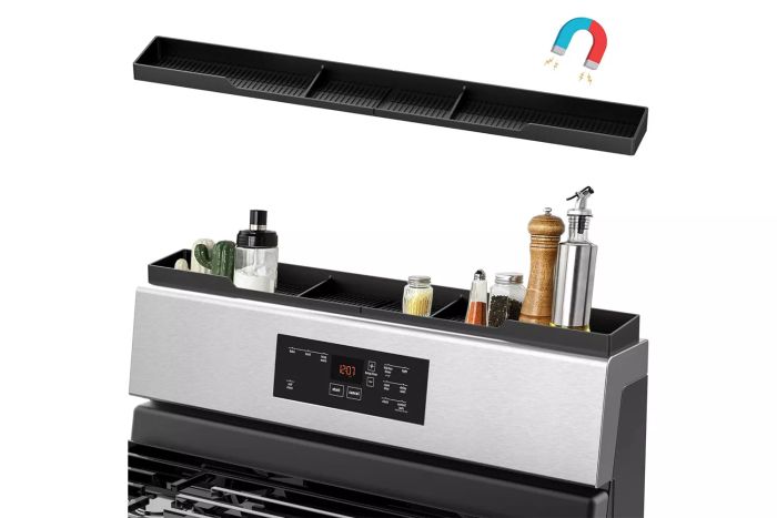 AWOKE 30-Inch Stove Top Shelf for organized cooking space