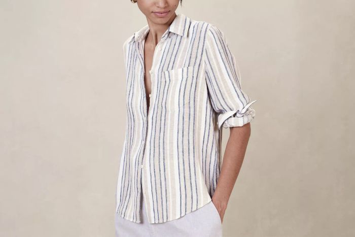 Banana Republic CLASSIC LINEN-BLEND SHIRT