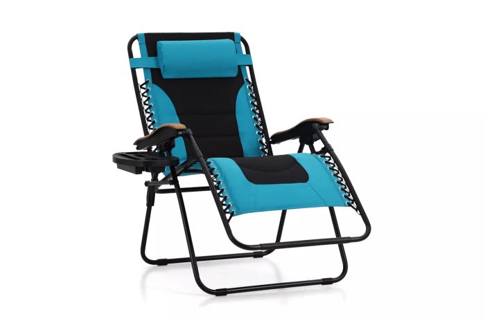 Syril Folding Zero Gravity Chair with Cushions