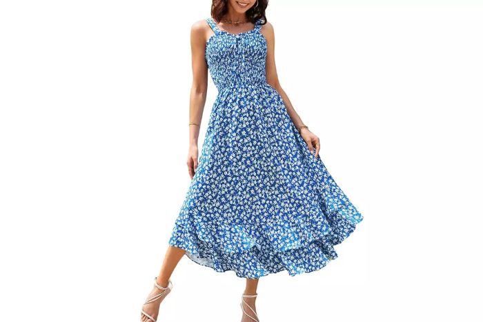 GRACE KARIN Women's 2024 Summer Floral Boho Dress Square